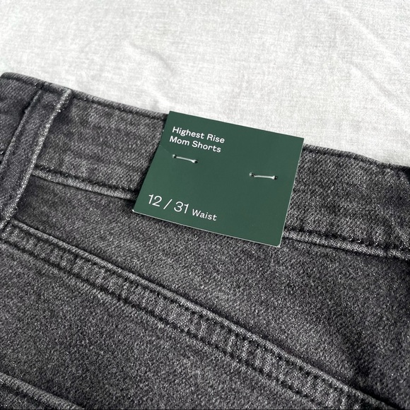 Wild Fable Highest-Rise Mom Jean Distressed Shorts - 12 - Picture 4 of 8